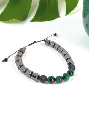 pulseira aromaterapia hematita