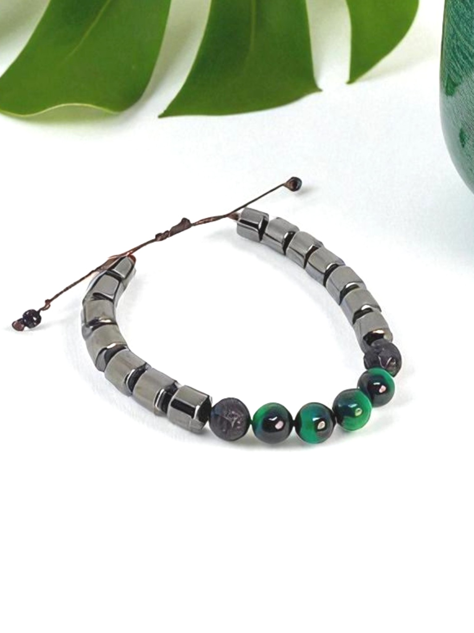 pulseira aromaterapia hematita