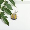 Colar Difusor de Aromaterapia em Aço Inoxidável Mão de Fátima