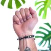 Bracelete Difusor de hematita para Aromaterapia