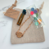 Pulseira de Aromaterapia - Flor da Vida em Rose Gold
