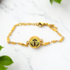 Pulseira de Aromaterapia - Asa Dourada