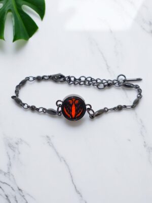 Pulseira de Aromaterapia - Asa Preta