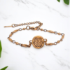 Pulseira de Aromaterapia - Flor da Vida em Rose Gold