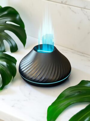 Humidificador USB com Efeito de Chama e Aromaterapia
