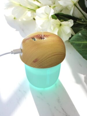 Difusor e Humidificador USB com Efeito de Luzes LED