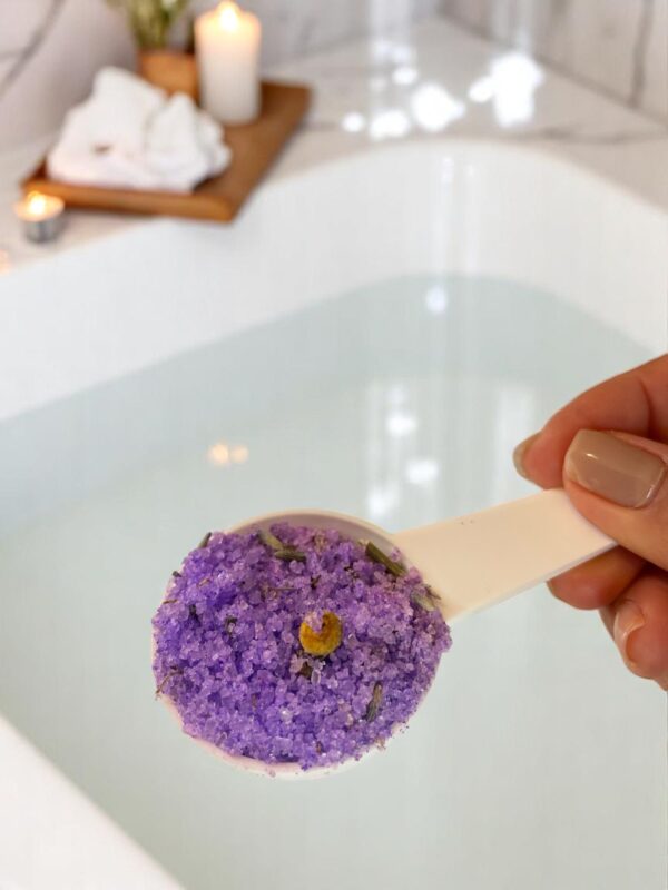 Sal de Magnésio para Relaxamento – Lavanda e Camomila