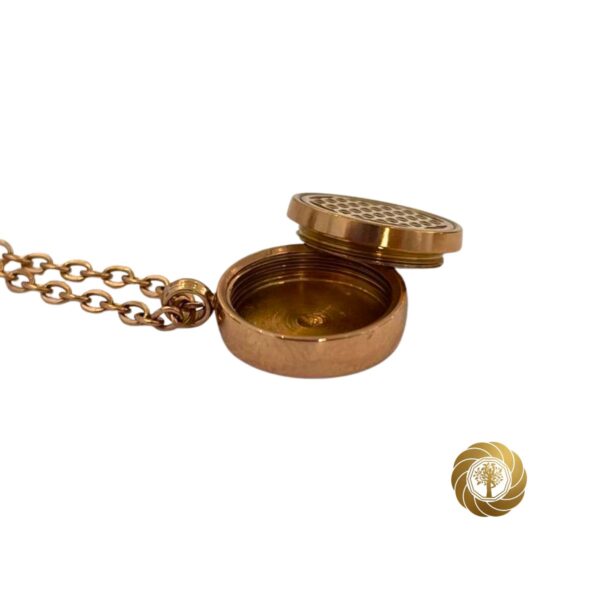 Pulseira de Aromaterapia Flor da Vida Rose Gold