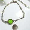 Pulseira de Aromaterapia - Flor da Vida Prateada