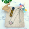 Pulseira de Aromaterapia - Asa Prateada