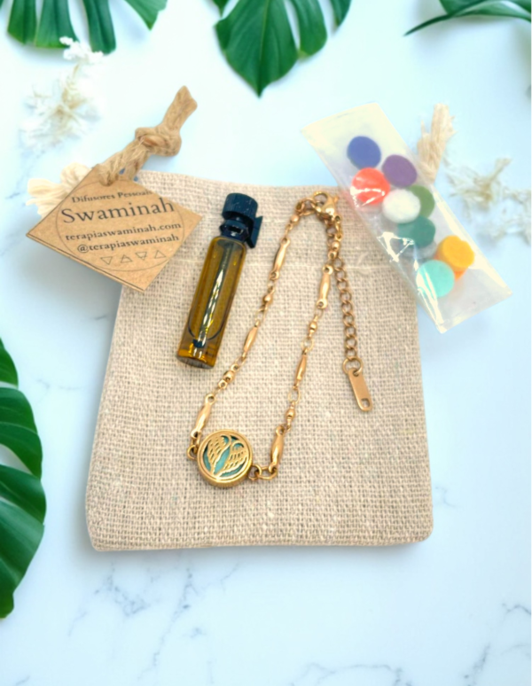 Pulseira de Aromaterapia - Asa Rose Gold