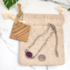 Pulseira de Aromaterapia - Árvore da Vida Prateada