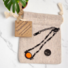 Pulseira de Aromaterapia - Árvore da Vida Preta
