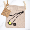 Pulseira de Aromaterapia - Asa Preta