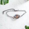 Pulseira de Aromaterapia - Asa Prateada