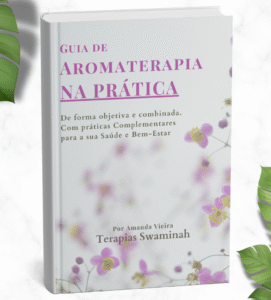 Ebook guia de aromaterapia para iniciantes com técnicas de massagem, banhos terapêuticos e autocuidado diário.
