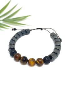 pulseira aromaterapia hematita