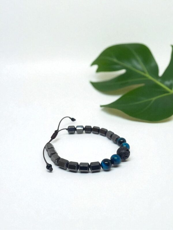 Pulseira de Pedras Naturais Difusora para Aromaterapia