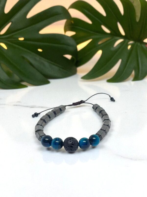 Pulseira de Pedras Naturais Difusora para Aromaterapia