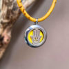 Design sem nome (15) Colar Difusor Mão de Fátima (Hamsá) - Cortiça Portuguesa