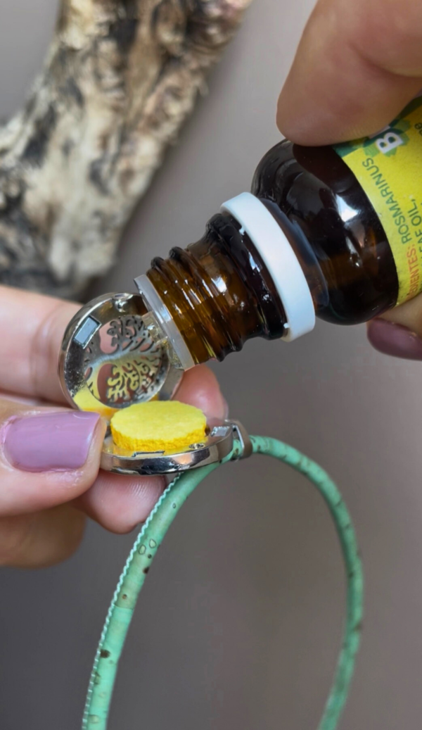 Colar Difusor de Aromaterapia em Cortiça Portuguesa
