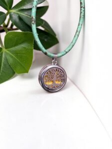 colar cortiça portugues difusor para aromaterapia